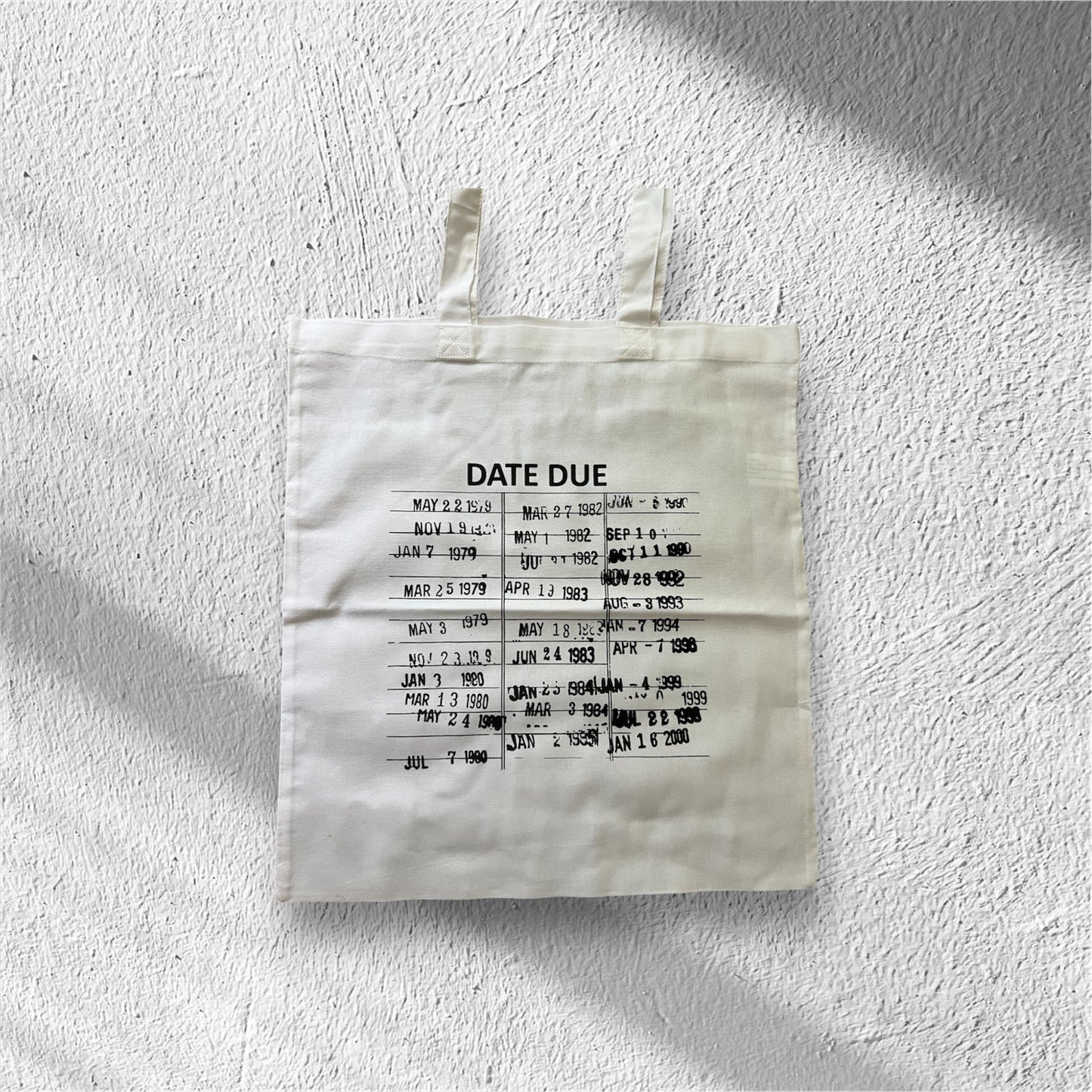 Due Date Library Card Tote