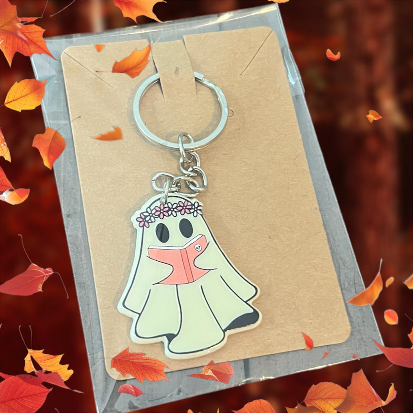 Ghost Reading Keychain