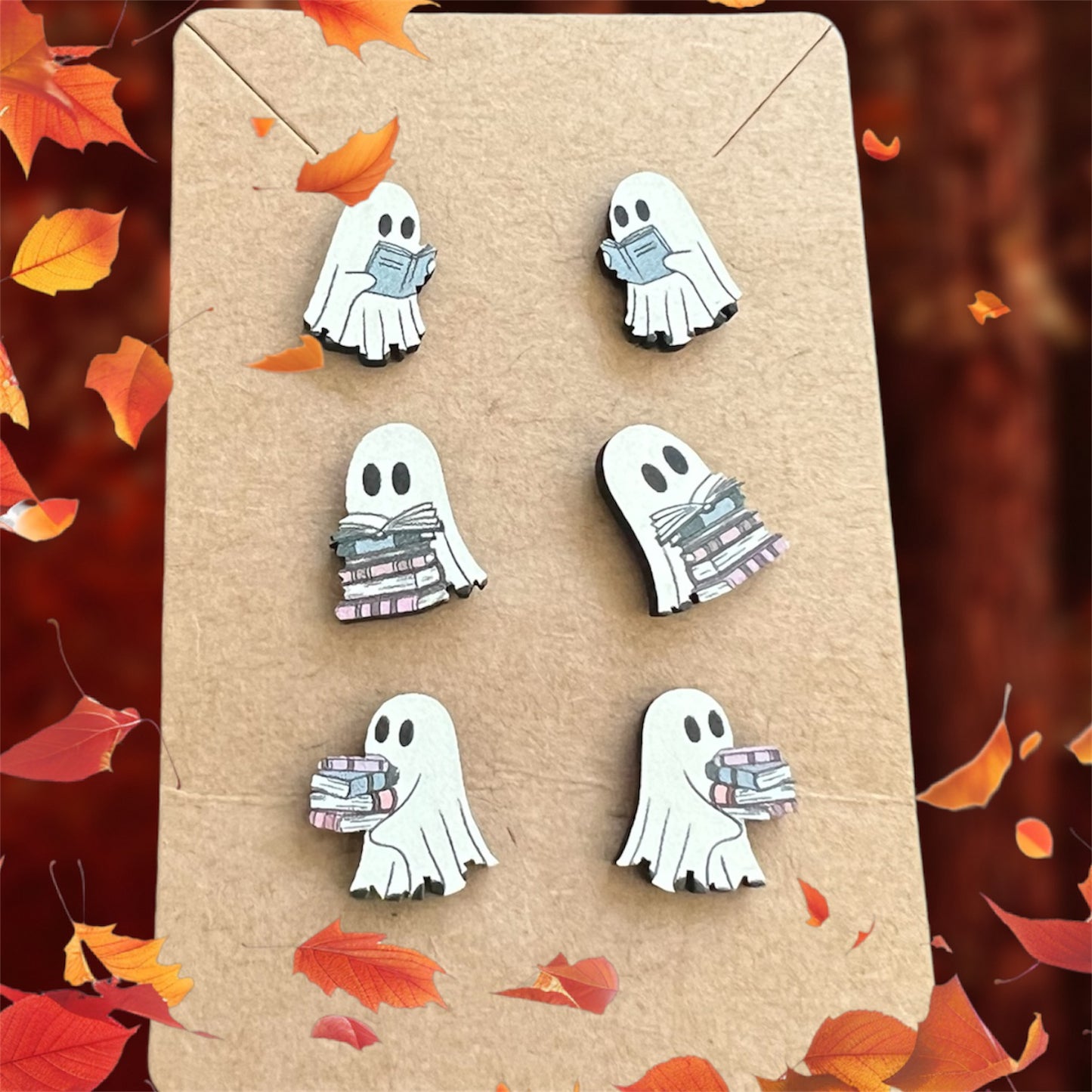 Ghost Reading Earrings