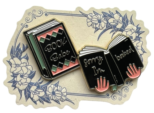 Book Babe Pins